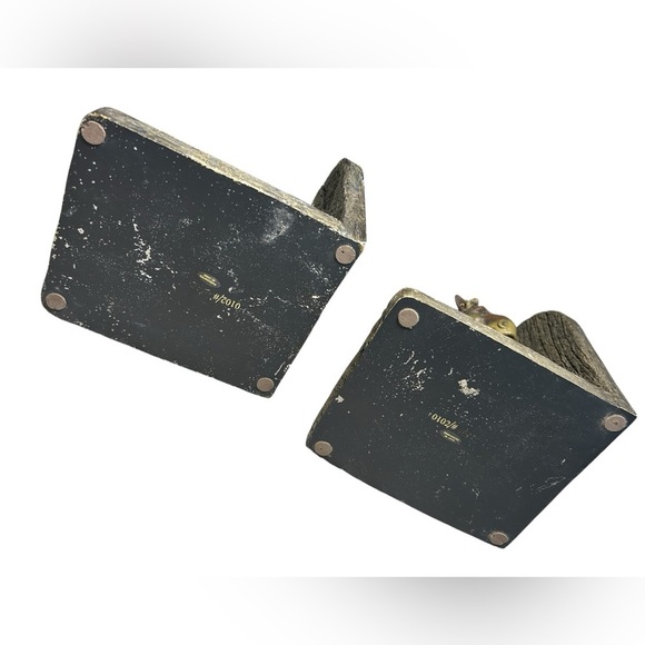 Montana Silversmiths Elmer Horses Laying Reclining Vintage Western Bookends - Picture 3 of 11